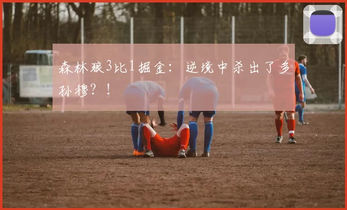森林狼3比1掘金：逆境中杀出了多孙穆？！