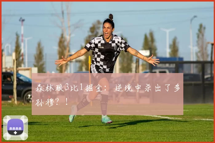 森林狼3比1掘金：逆境中杀出了多孙穆？！