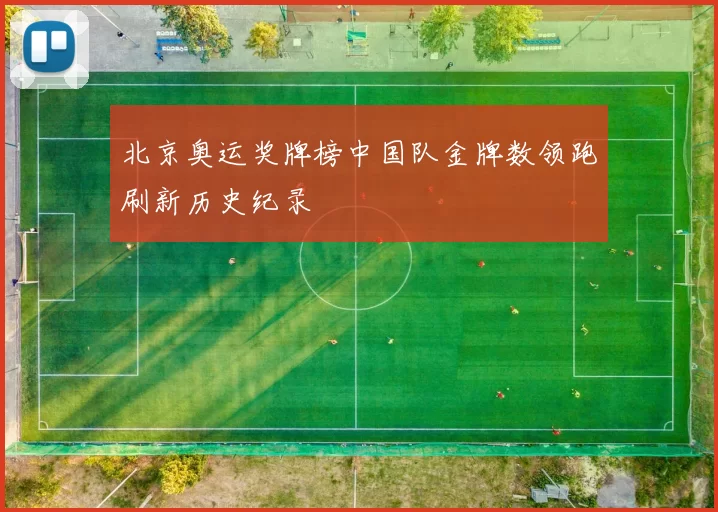 北京奥运奖牌榜中国队金牌数领跑刷新历史纪录